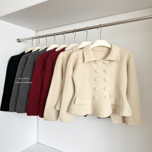 여성용 긴소매 니트