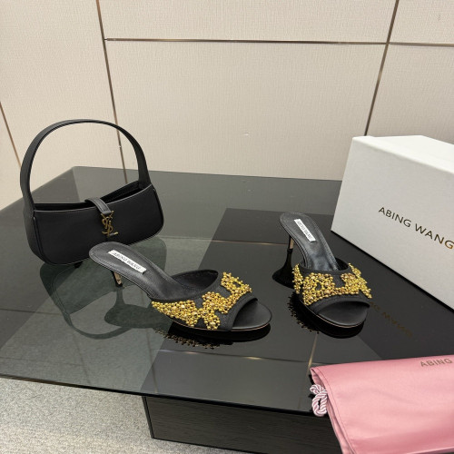 여성용 토오픈 뮬
