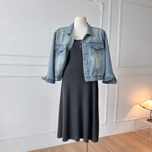 여성용 데님 재킷