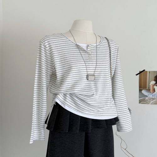 여성용 긴소매 티셔츠