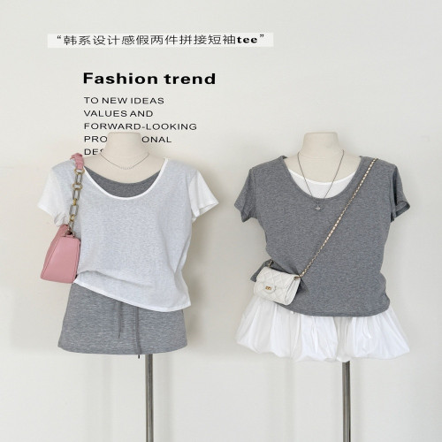 여성용 반소매 티셔츠