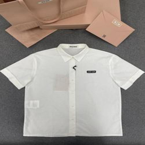 여성용 반소매 셔츠