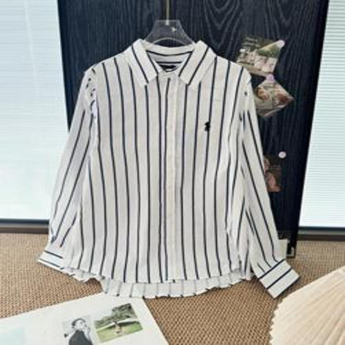 여성용 긴소매 셔츠