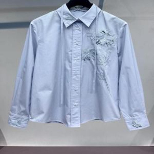 여성용 긴소매 셔츠