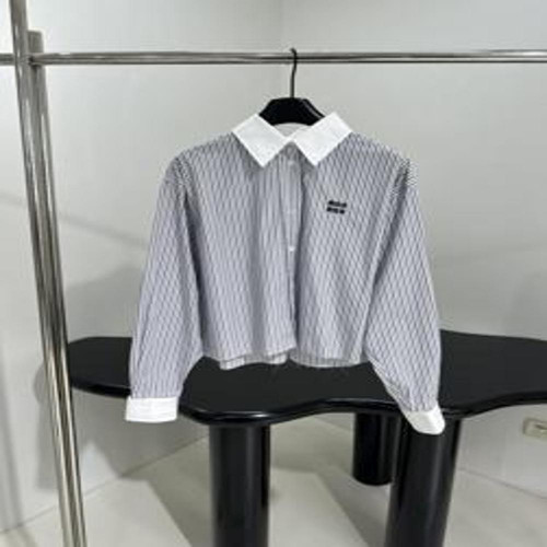 여성용 긴소매 셔츠