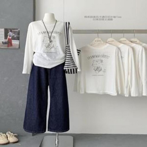 여성용 긴소매 티셔츠