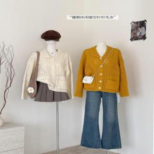 여성용 긴소매 가디건