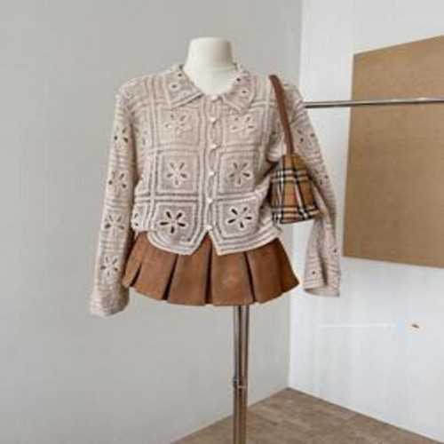 여성용 긴소매 가디건