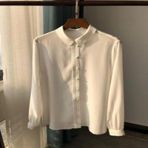 여성용 긴소매 블라우스