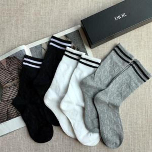 남녀공용 중목 양말 세트