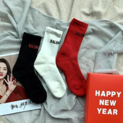 남녀공용 중목 양말 세트