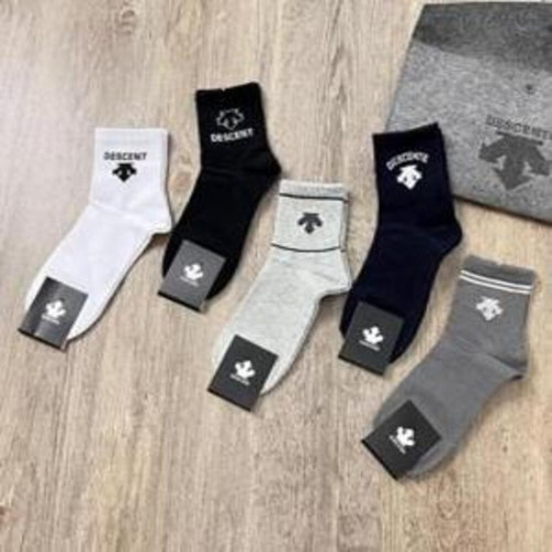 남녀공용 중목 양말 세트