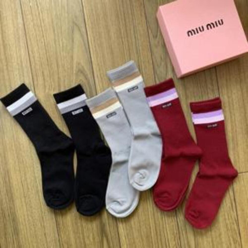 여성용 중목 양말 세트