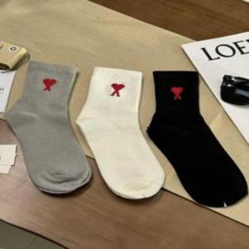 남녀공용 중목 양말 세트