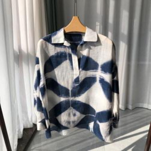 여성용 긴소매 셔츠