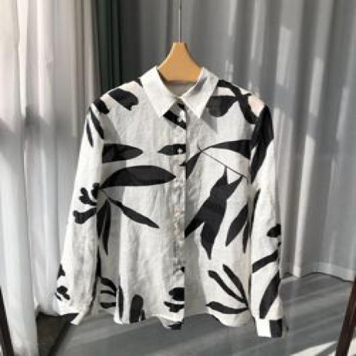 여성용 긴소매 셔츠