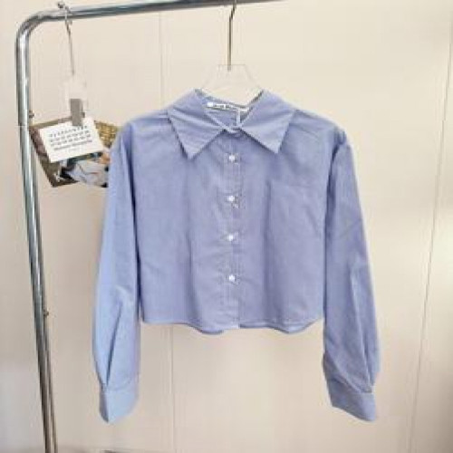 여성용 긴소매 셔츠