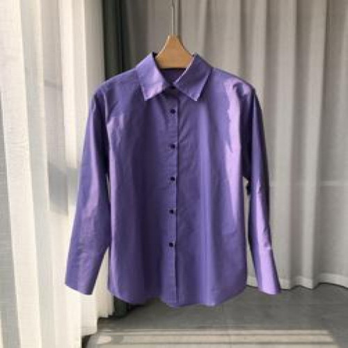 여성용 긴소매 셔츠