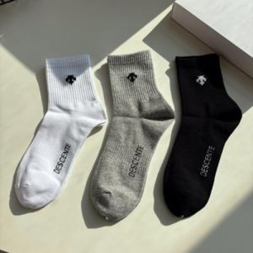 남녀공용 중목 양말 세트