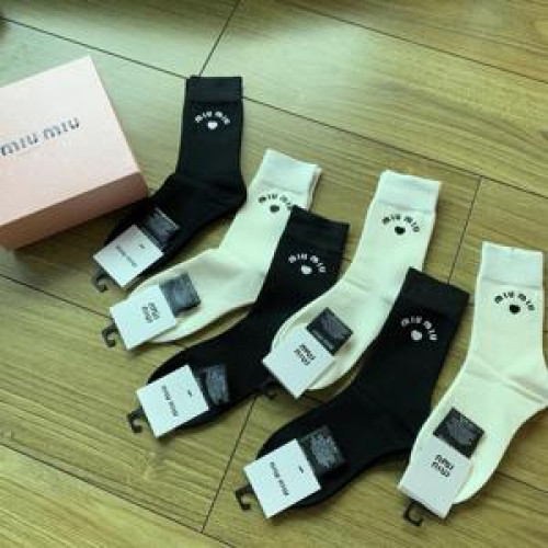 여성용 중목 양말 세트